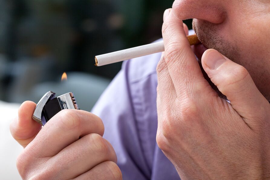 erretzea prostatitis kronikoaren kausa gisa
